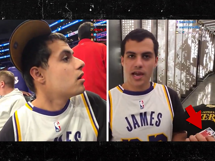 Stable Ronaldo Given Warning At Lakers Game, Claims He Was Told He’s ‘Too Big’ To Stream