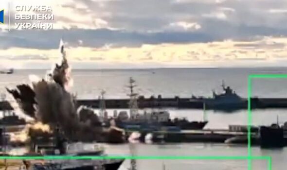 Ukraine ‘destroys’ Russian submarine with brutal ‘drone attack’ as ’14 killed’