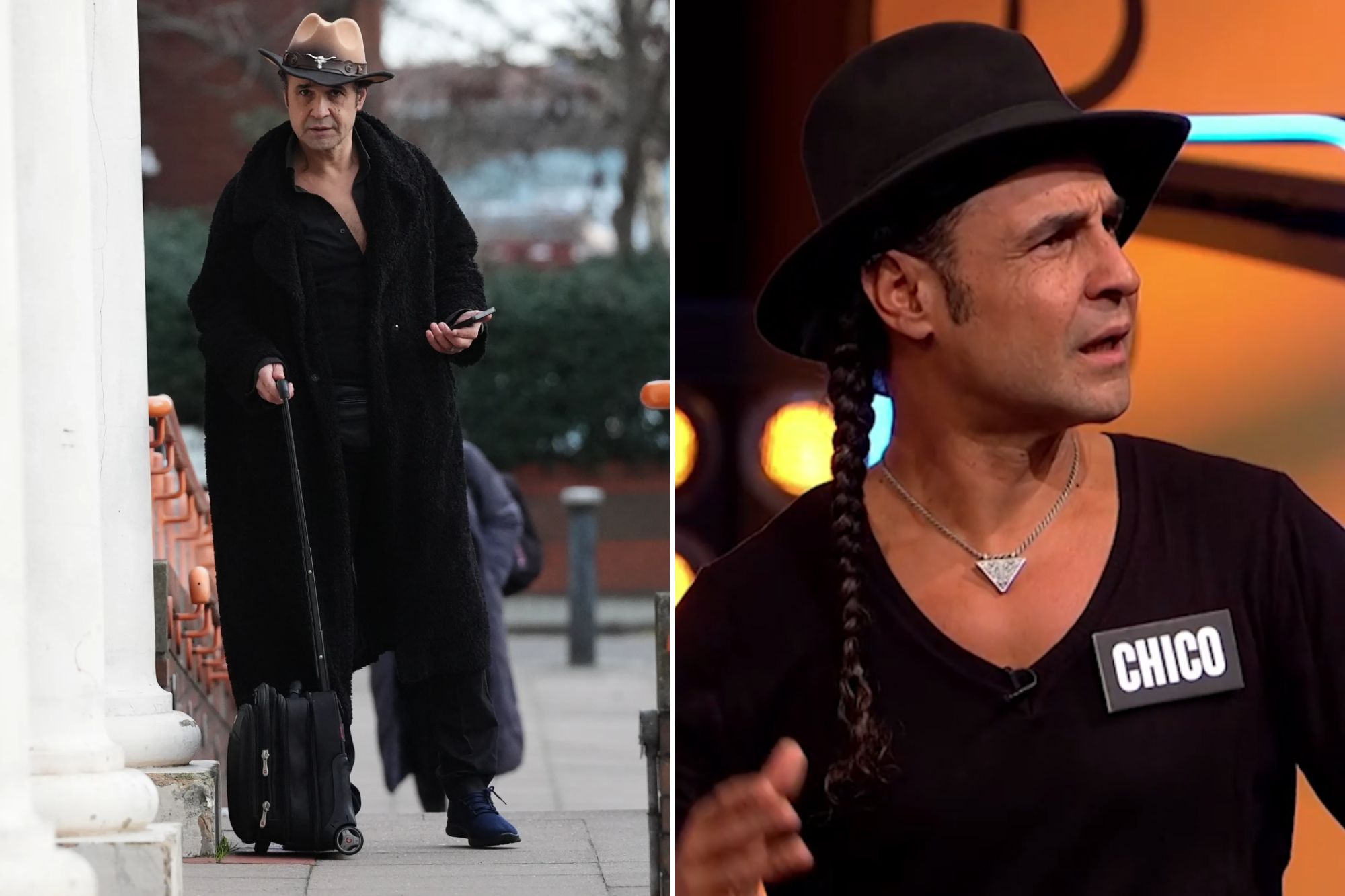 X Factor’s Chico arrives at court wearing cowboy hat & says cough syrup ‘could have sent him over drink-drive limit’