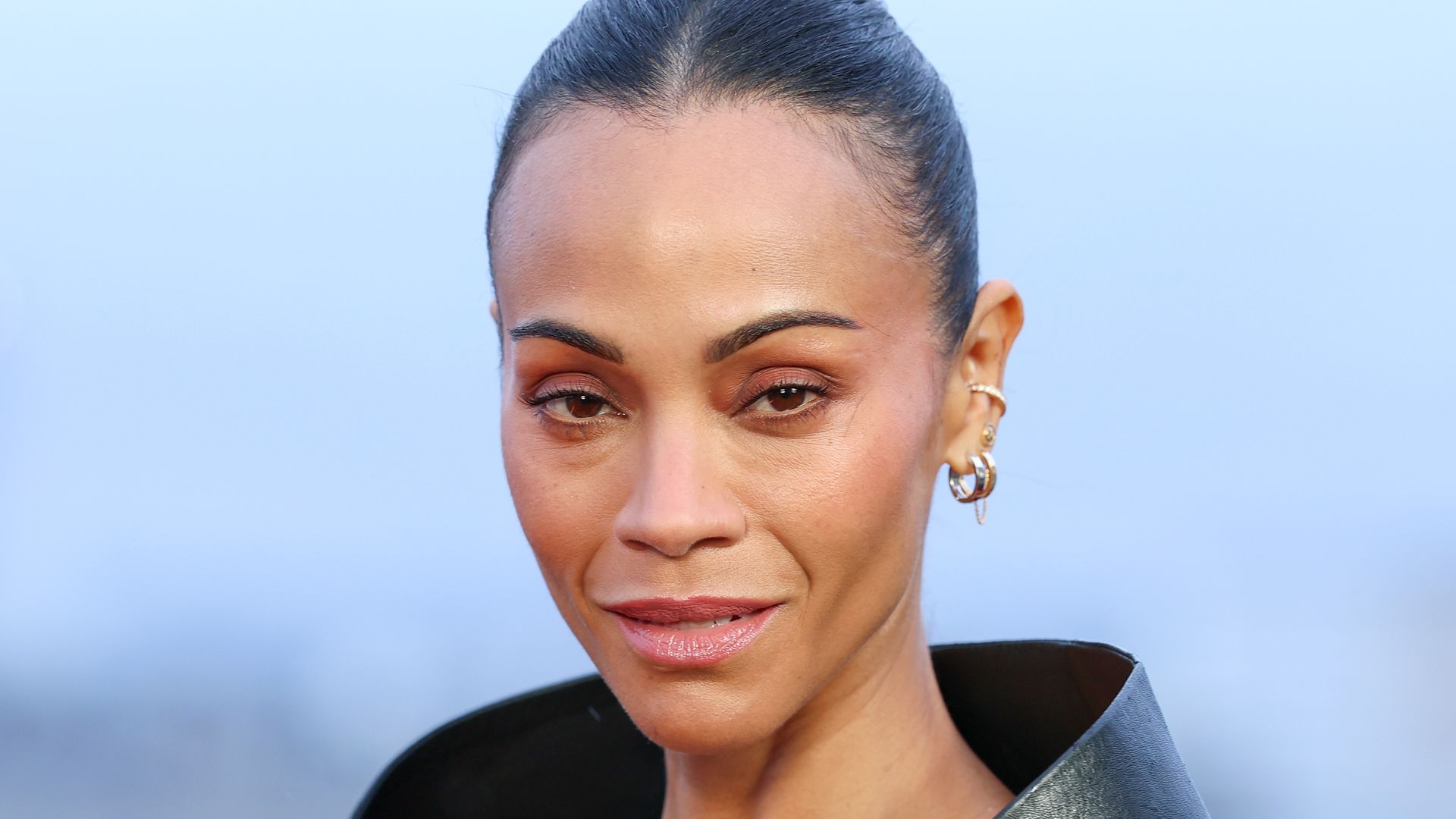 Zoe Saldana turns heads in black lingerie in daring new bedroom photo