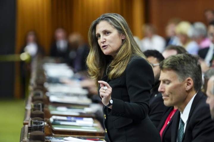 Chrystia Freeland to resign as MP Friday to take Ukraine role
