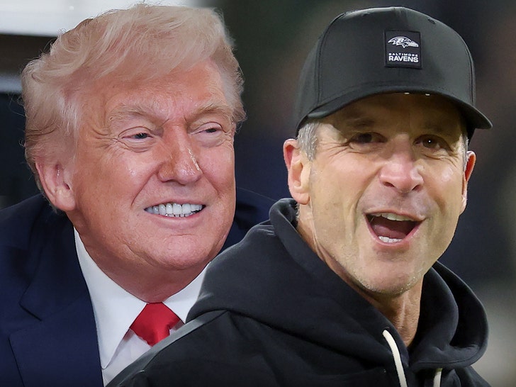 Donald Trump Throws Support Behind John Harbaugh After Ravens Firing