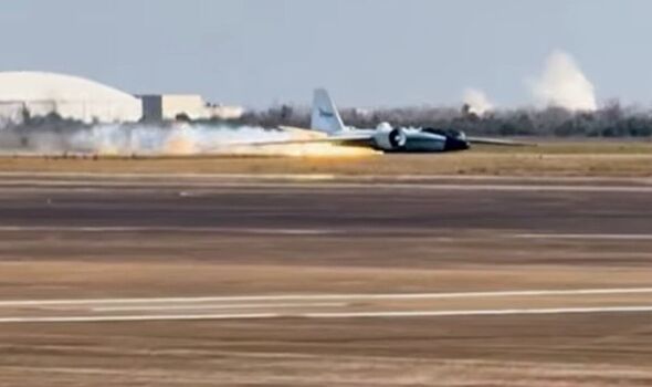 Horror moment NASA plane is forced into emergency landing as statement issued on crew