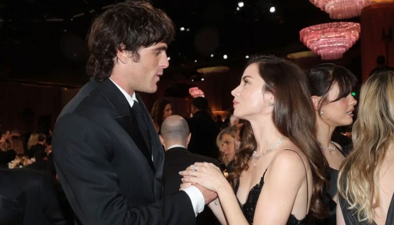 Jacob Elordi, Ana de Armas get cozy during 2026 Golden Globes
