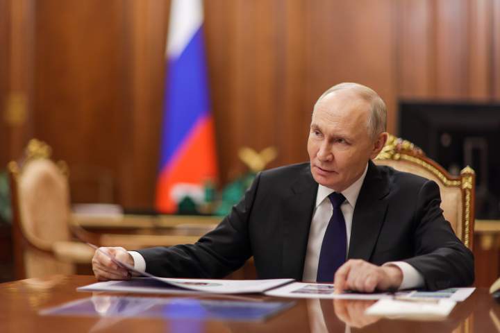 Russia releases video of downed drone after Kyiv denied attack on Putin