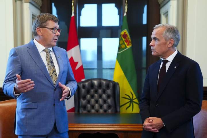 Saskatchewan’s Moe hopes Carney makes trade progress in China visit