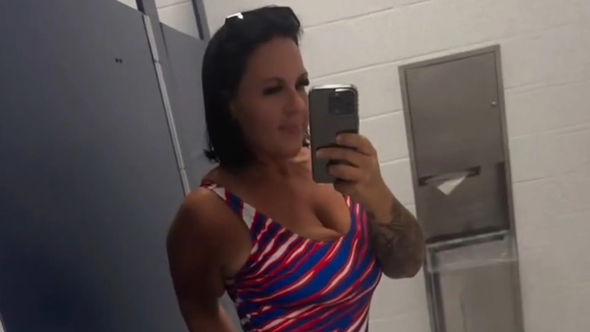 Teen Mom star looks like a totally different woman as she debuts jaw-dropping weight loss in a sexy striped swimsuit