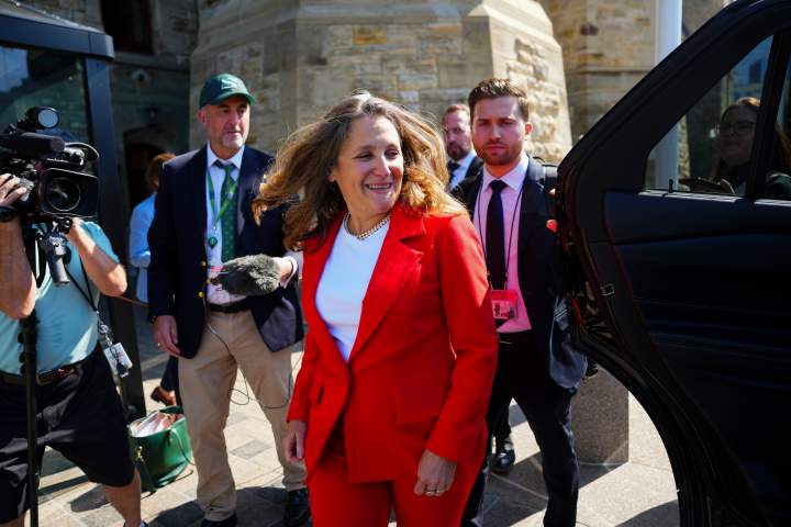 Ukraine’s Zelenskyy appoints Chrystia Freeland his economic advisor