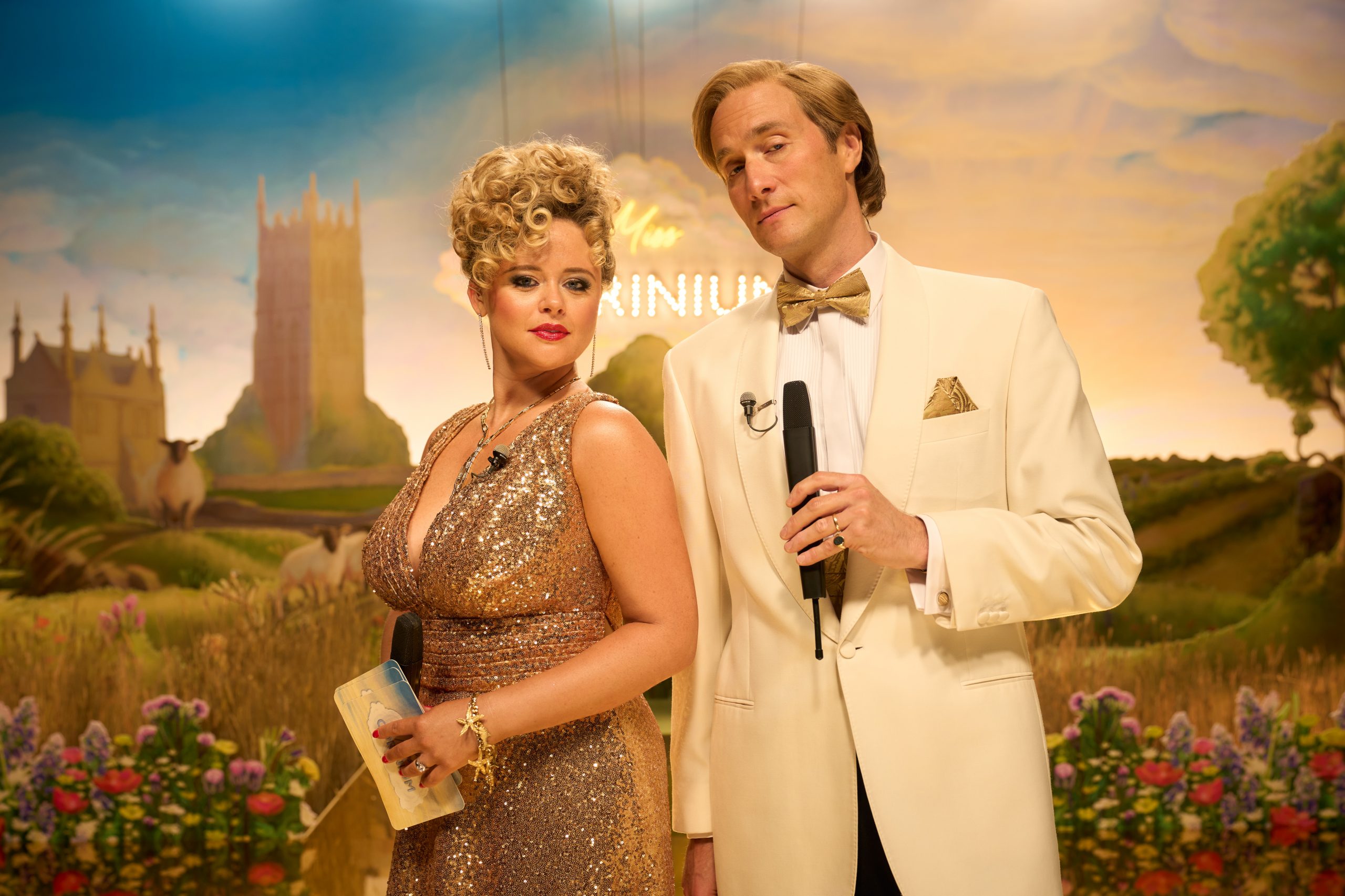 Unlikely music star signs up for cameo in second series of bonkbuster Rivals as he belts out biggest hit at a wedding