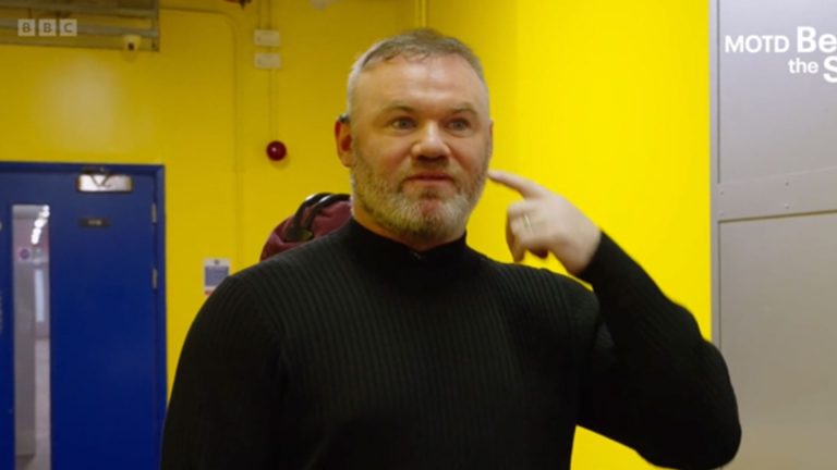 Wayne Rooney reveals he is deaf in one ear as BBC pundit gives sneak peek behind the scenes at Match of the Day