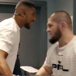 Anthony Joshua meets UFC legend at first combat sports appearance since devastating car crash