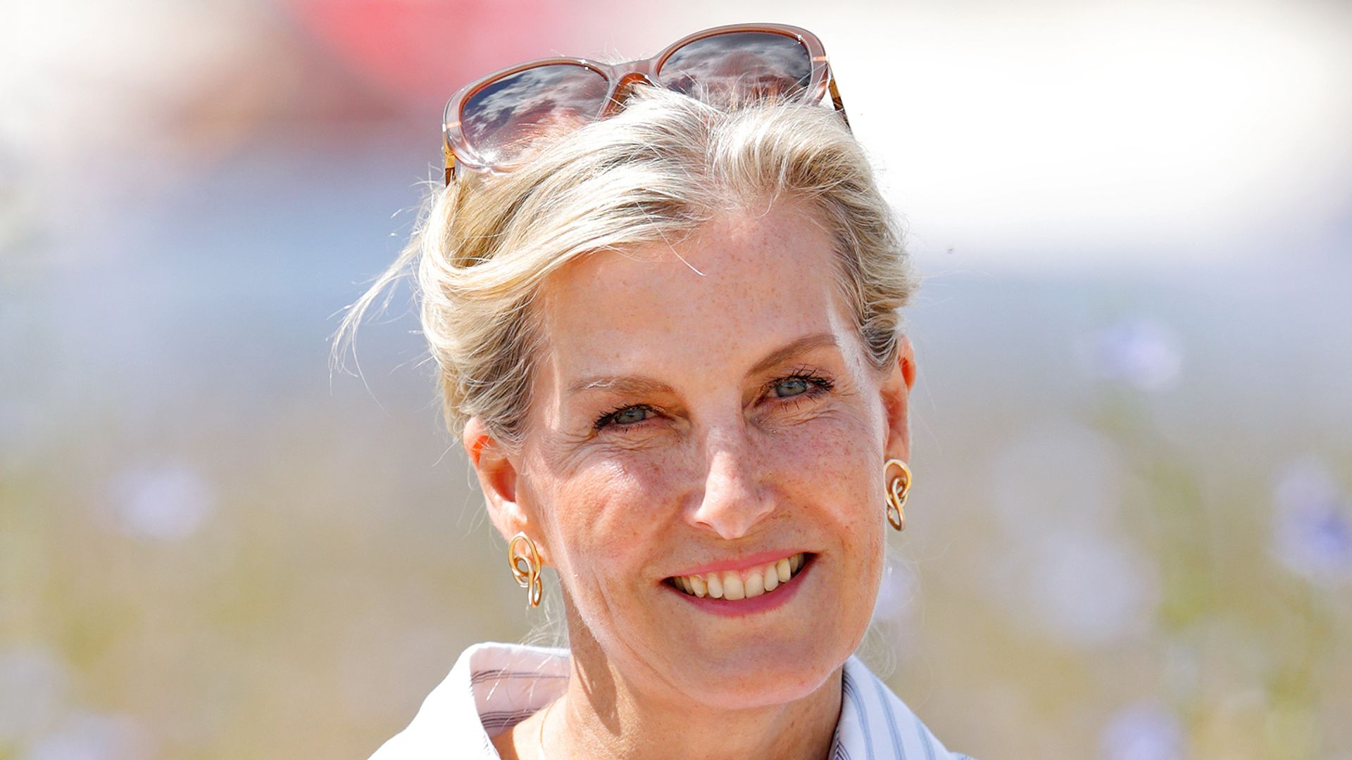 Duchess Sophie is radiant in figure-flattering springtime dress – with pockets