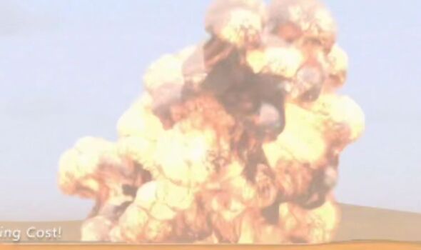 Iran creates chilling AI video of huge missile strike targeting Israel