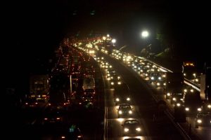 M3 travel chaos as vehicle bursts into flames after crash on major motorway