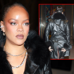 Rihanna Accidentally Flashes Butt While Walking into A$AP Rocky’s Fashion Show