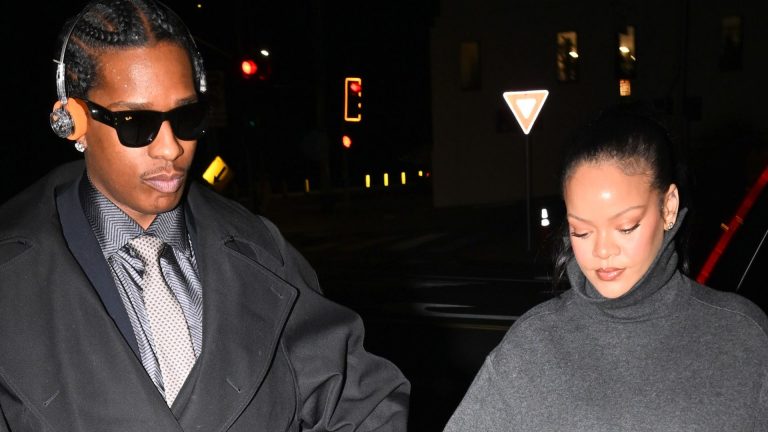 Rihanna surprises A$AP Rocky at star-studded New York Fashion Week show