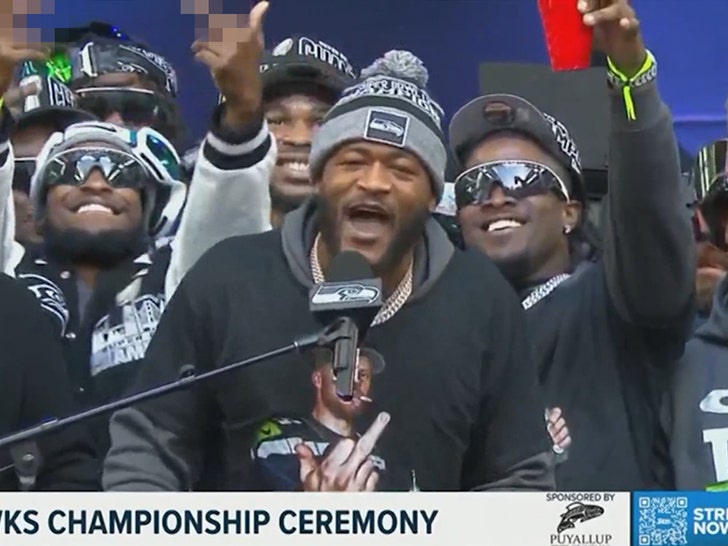 Seahawks’ Ernest Jones Says ‘F*** You’ To Doubters During Championship Parade