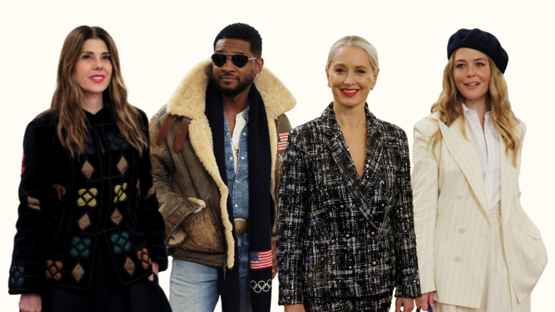 Stars dazzle at the Olympics opening ceremony in gold medal-worthy looks