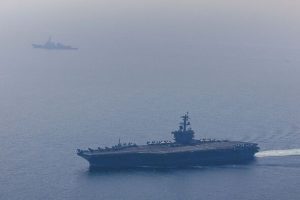 WW3 tensions reach breaking point as US aircraft carrier tracked near Iran