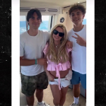 Britney Spears Hangs With Sons On a Yacht After Recent DUI Arrest