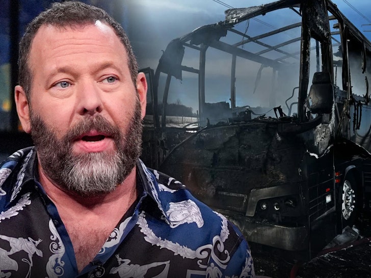 Comedian Bert Kreischer’s Tour Bus Burns to the Ground