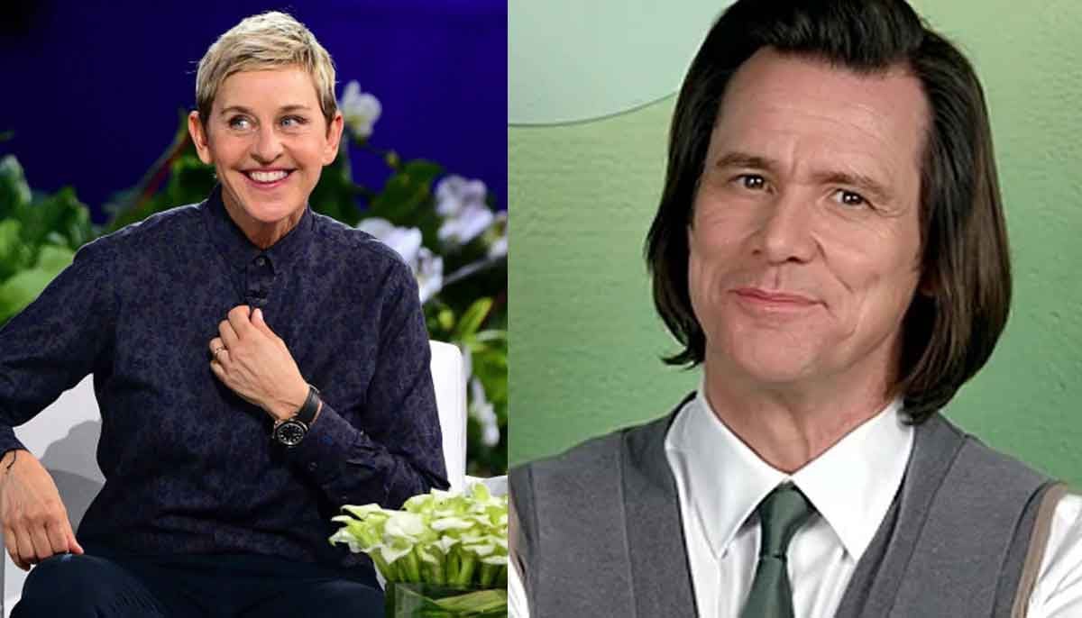 Ellen DeGeneres shares Jim Carrey’s video after his appearance sparks rumors
