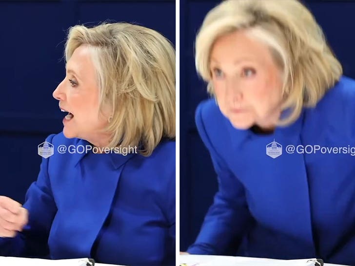 Hillary Clinton Storms Out of Epstein Deposition After Photo Leaks, See Video