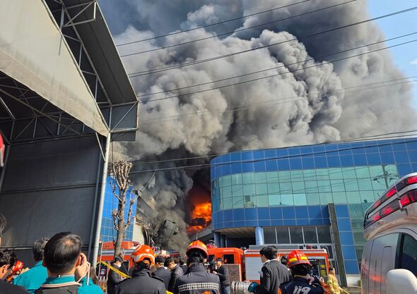 Horror factory explosion leaves 14 dead and 59 injured as smoke billows above city
