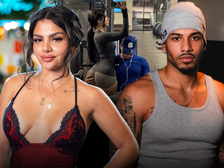 Huda Mustafa Shares Steamy Gym Pics With Louis Russell Amid Baby Mama Drama