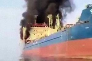 Iran warns it will bomb any oil tankers passing Strait of Hormuz  – ‘Set them ablaze’