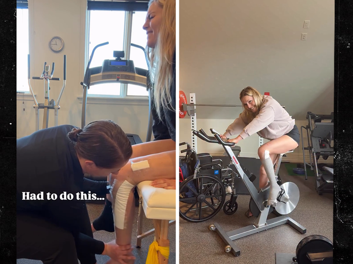 Lindsey Vonn Shares Painful Video Documenting Leg Injury Recovery