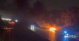 M62 Manchester crash LIVE: Horror collision causes car blaze as busy UK motorway shut