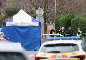 Man stabbed to death as nursery plunged into lockdown as police launch murder probe