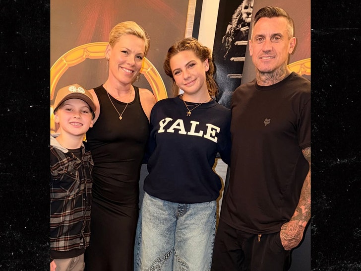 Pink and Husband Carey Hart Take Their Kids to Broadway Amid Divorce Rumors