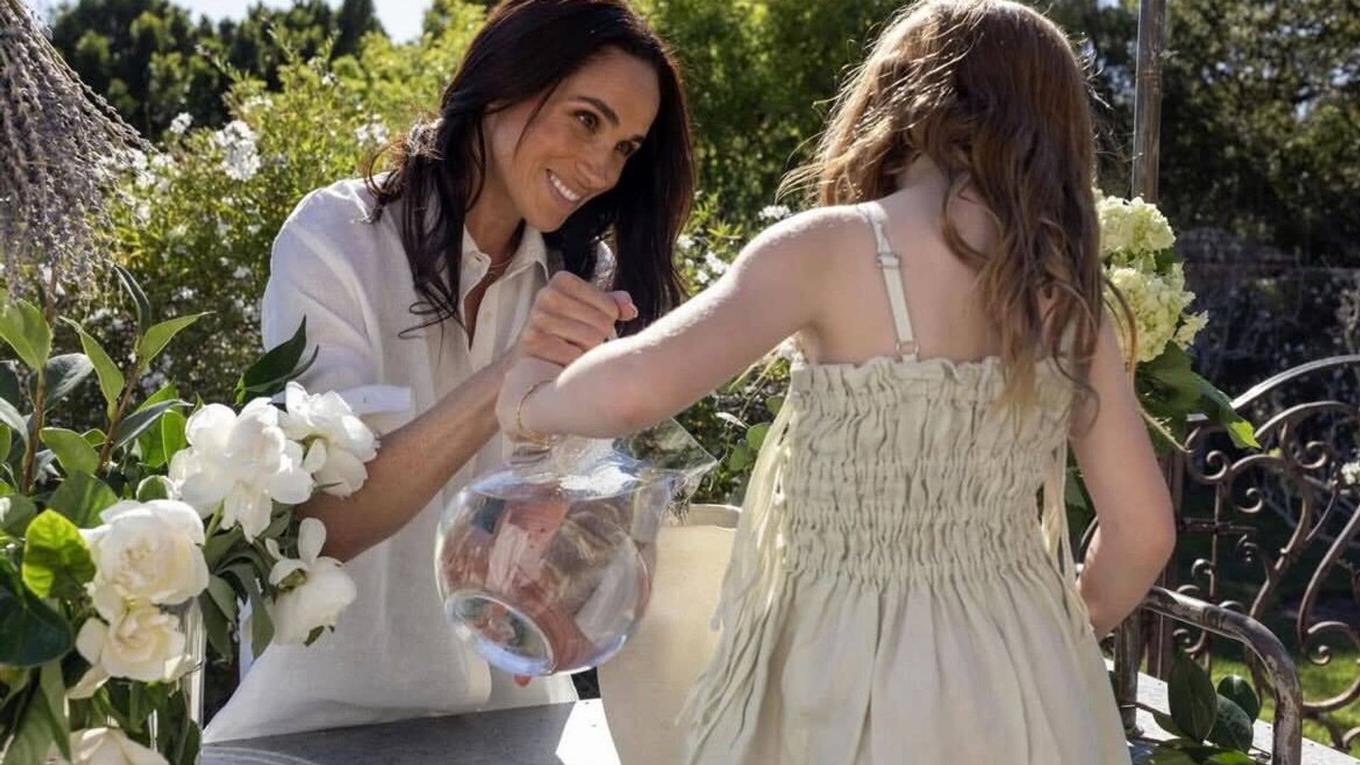 Princess Lilibet shows tumbling red hair – wearing the ultimate ‘gentle’ colour