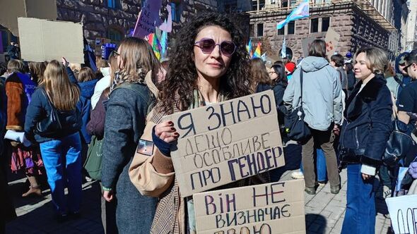 Protests erupt against Zelensky on International Women’s Day