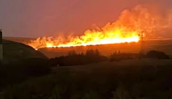 Scout Moor fire LIVE: Huge moorland blaze near Rochdale seen for miles