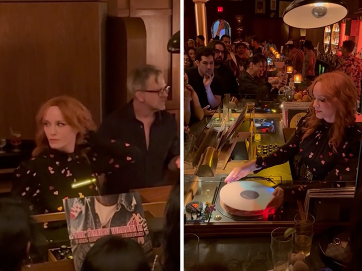 Christina Hendricks Spun a Sick DJ Set, See the Video!