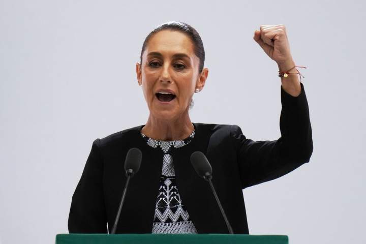 Claudia Sheinbaum vows to ‘defend Mexicans at every level’