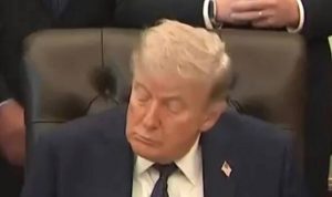 Donald Trump sparks health fears as he ‘dozes off’ during White House event