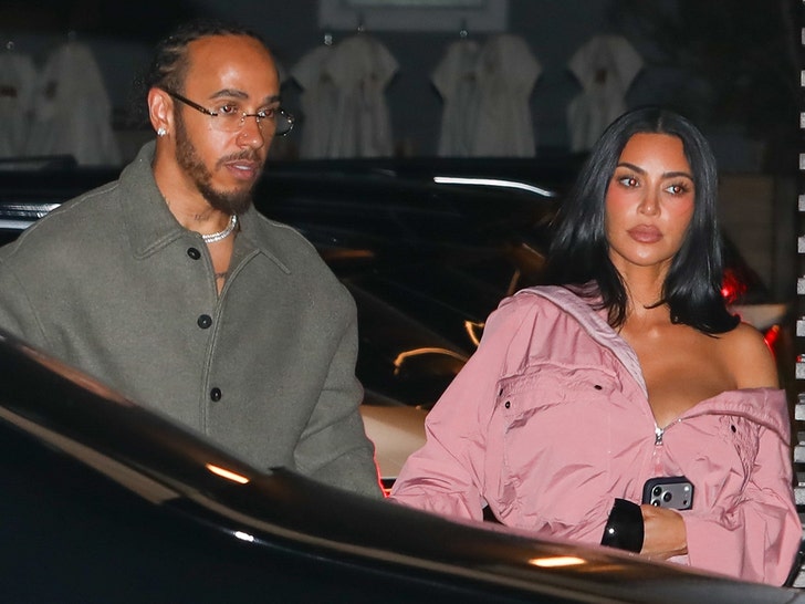 Kim Kardashian, Lewis Hamilton Step Out for Romantic Nobu Date Night