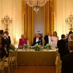 King and Queen US tour LIVE: Jeff Bezos and Rory McIlroy among star-studded dinner guests