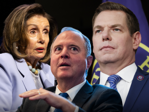Nancy Pelosi, Adam Schiff Call on Eric Swalwell to Drop Out of Governor Race