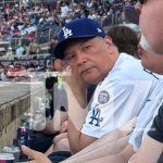 Senator Alex Padilla Takes in Dodgers Game in Washington D.C.