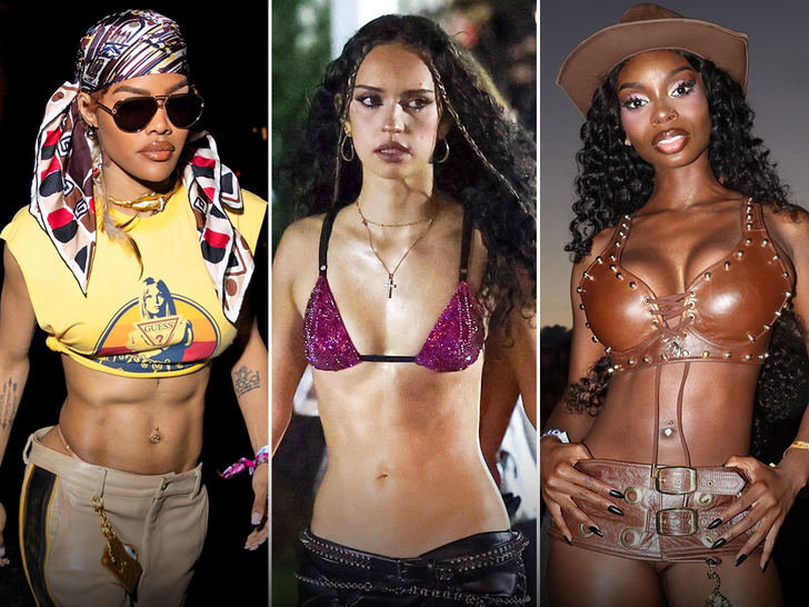 Teyana Taylor, Olandria & More Stars Flaunt Abs During Day 1 of Coachella