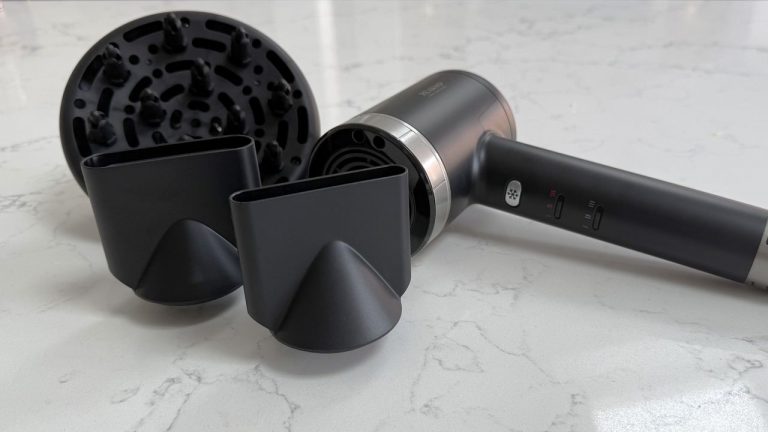 The Revamp Tri-Care is heavy and awkward, but I can’t fault how well it dries and protects my hair