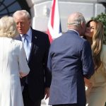 Trump breaks royal protocol straight away as King Charles and Queen Camilla arrive in US