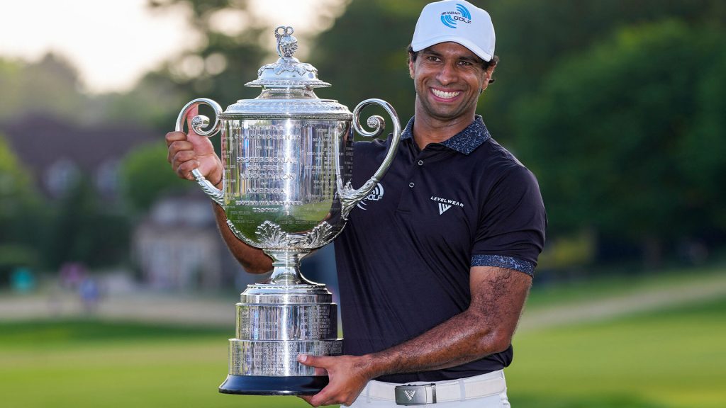 Aaron Rai ends England’s 107-year PGA Championship curse as he upsets the odds to win major with stunning final round