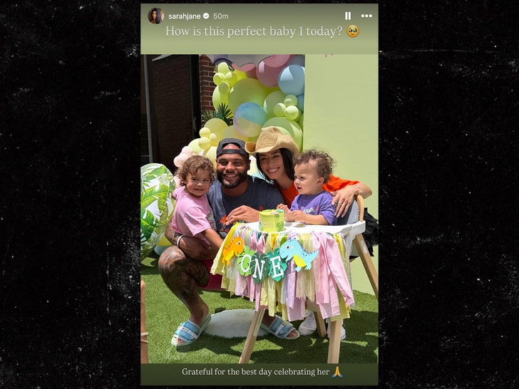 Dak Prescott, Sarah Jane Ramos Reunite for Daughter’s First Birthday
