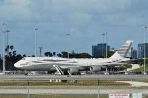 Donald Trump’s new £294m jet ready for first flight within weeks – present from Qatar